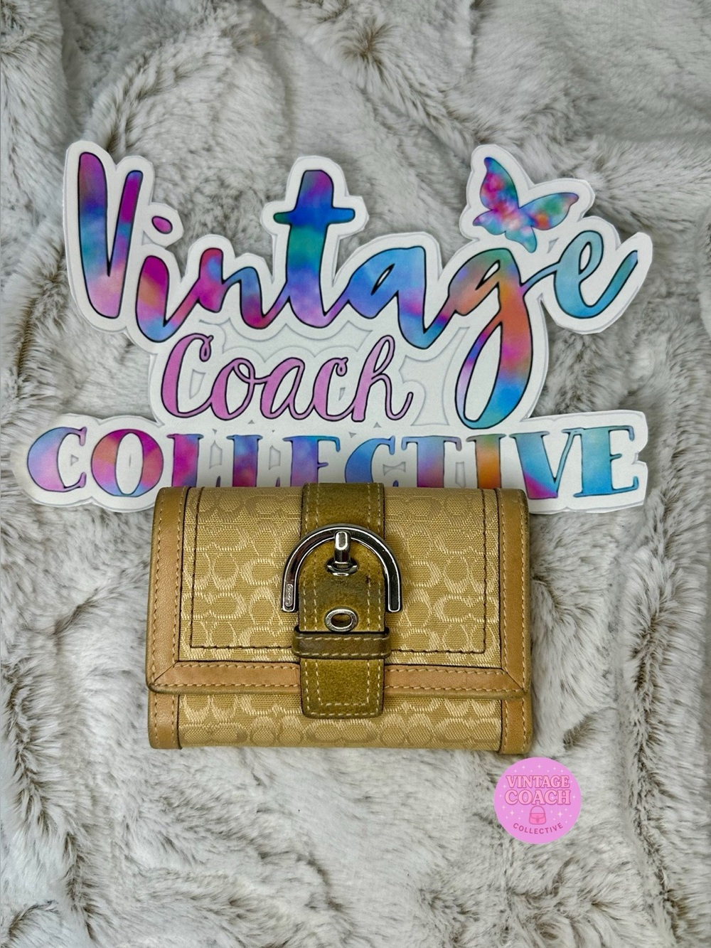 Coach soho yellow wallet
